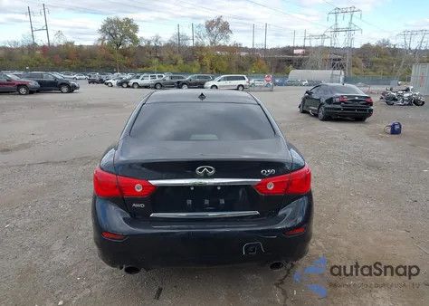 2015 Infiniti Q50 Premium from USA, damaged, VIN JN1BV7AR7FM393662